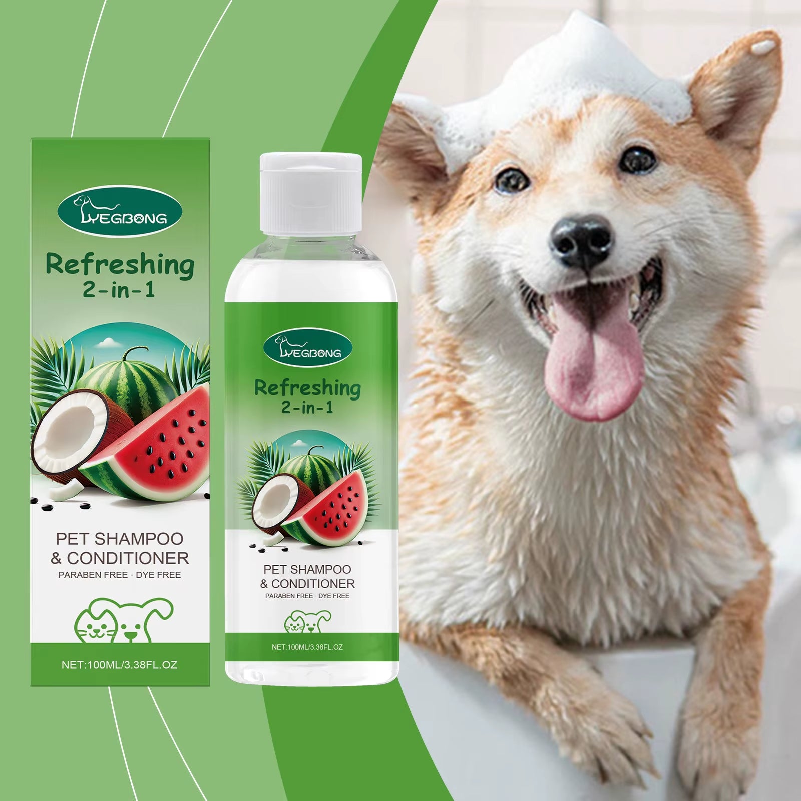 Multi-Purpose Pet Shampoo and Body Wash for Dogs and Cats Skin Care Hair Care Bath Liquid Pet Hygiene
