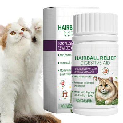 Cat Grass Digestive Tablets Safe Ingredients Cat Grass Tablets Dog Dietary Fiber Tablets for Effectively Absorbs Nutrients