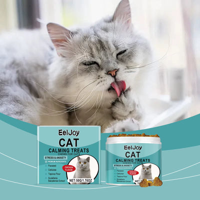 Cat Treat Chewable Tablets–Tasty Snacks for Cats,Easy to Chew Treat Tablets for Cats,Palatable & Convenient 50G