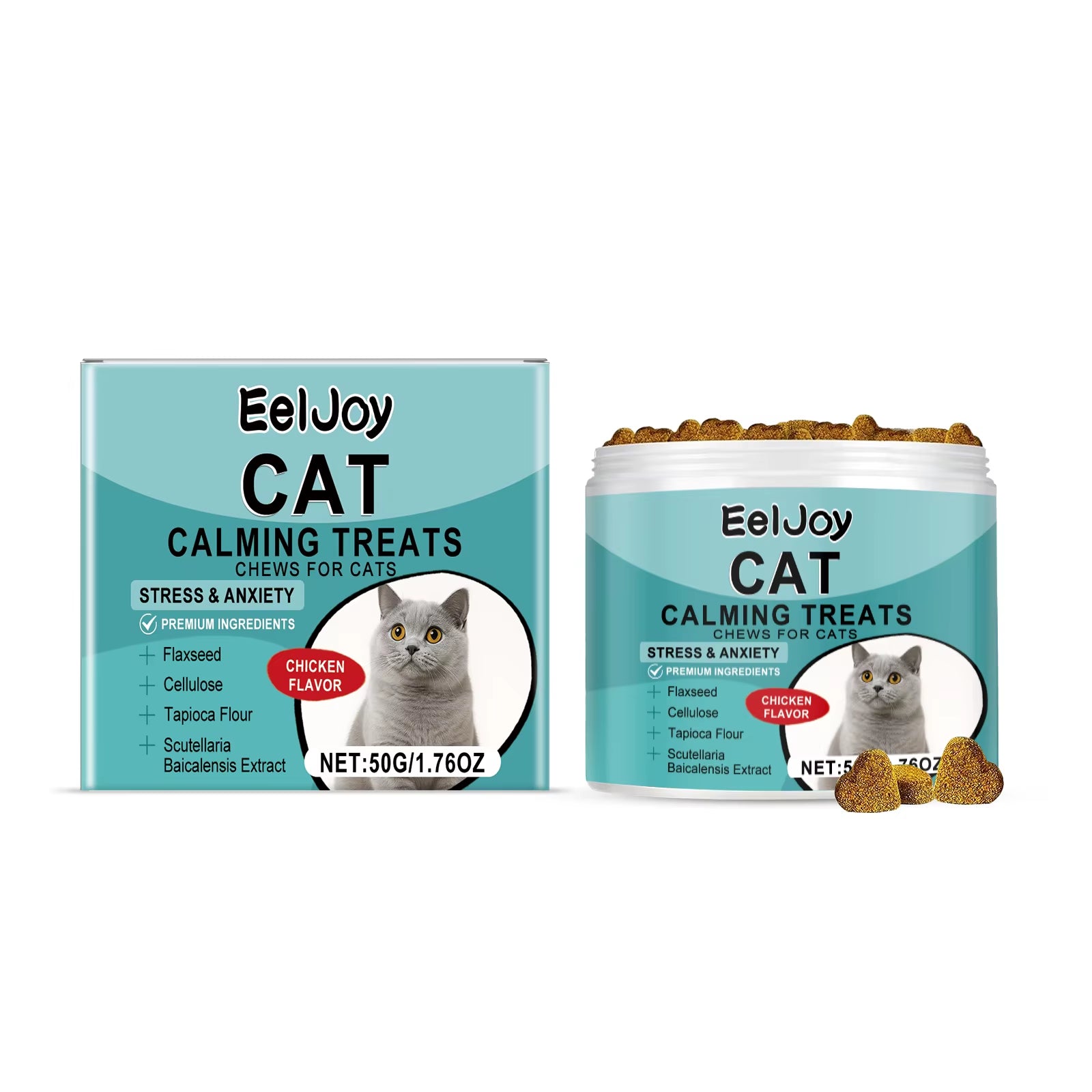 Cat Treat Chewable Tablets–Tasty Snacks for Cats,Easy to Chew Treat Tablets for Cats,Palatable & Convenient 50G