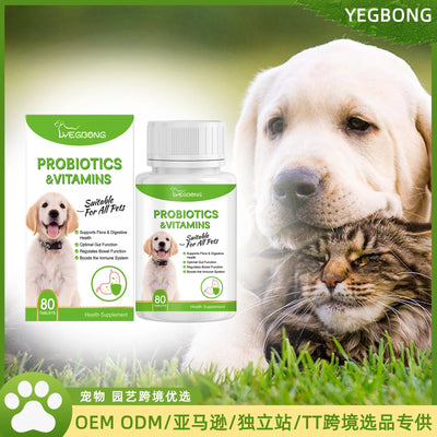 Pet Probiotic Tablets Improve Intestinal Health and Promote Nutrient Absorption as a Pet Care Supplement