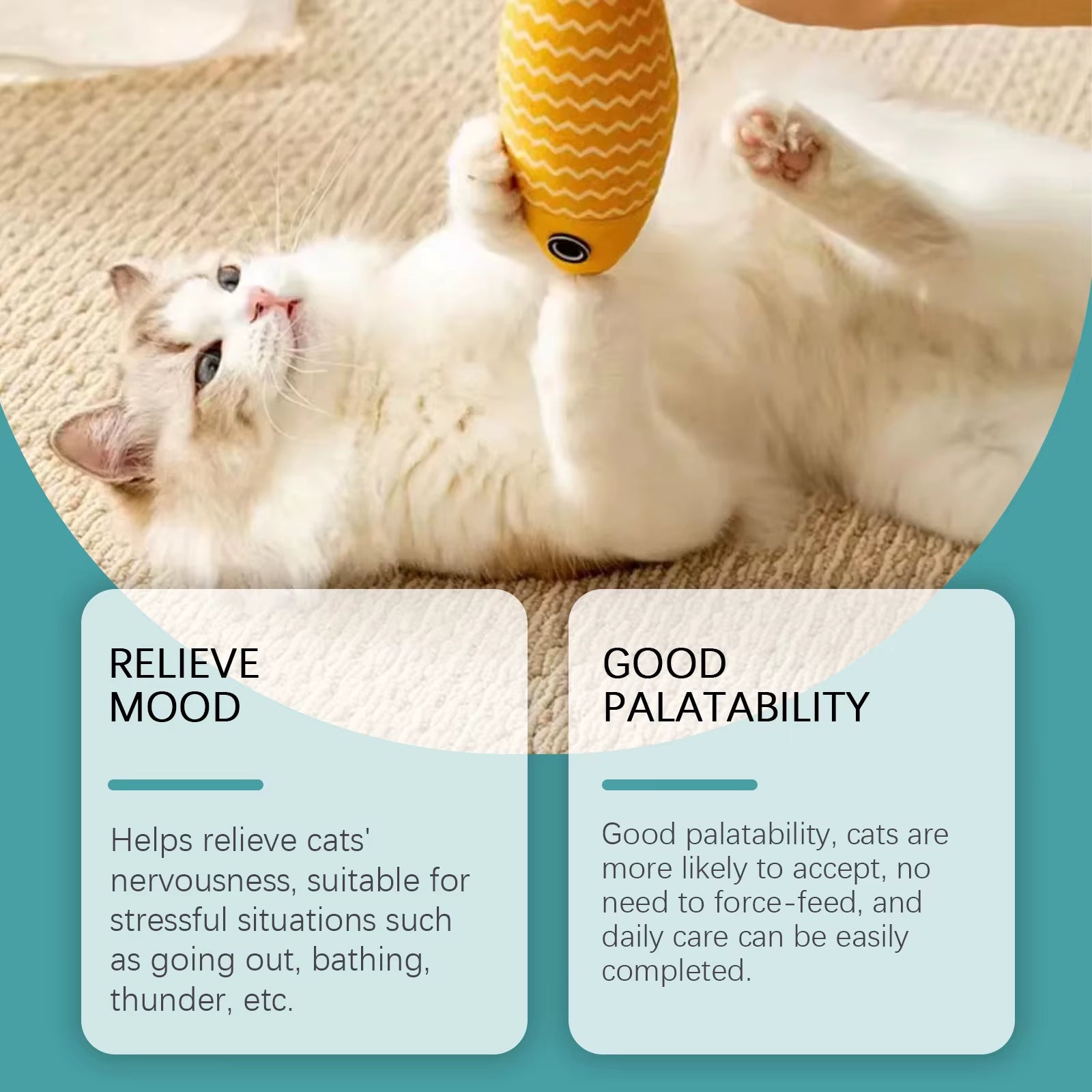 Cat Treat Chewable Tablets–Tasty Snacks for Cats,Easy to Chew Treat Tablets for Cats,Palatable & Convenient 50G